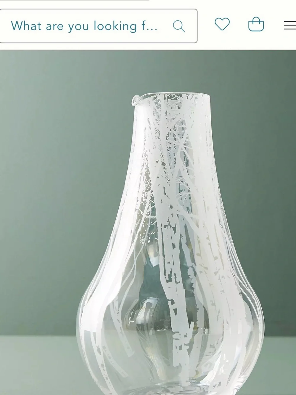 Anthropologie delicate clear